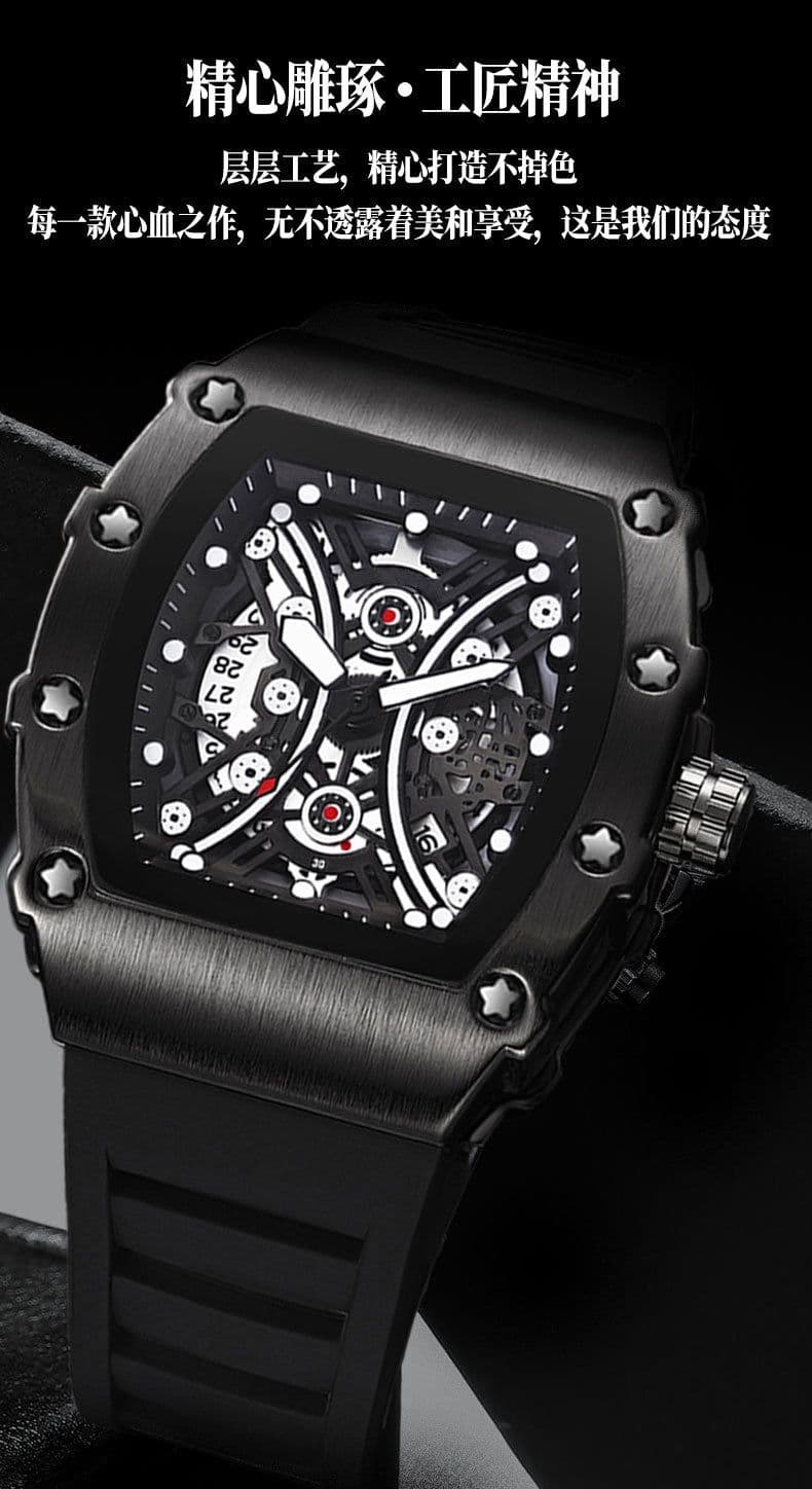 image-Kingston K-2018B Men's Watch Barrel Quartz 42mm