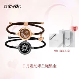 image-totwoo Smart Couple Bracelets - Sun Moon Titanium Steel