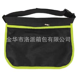 image-Cross-border portable pickleball tennis ball collection bag training sports single large-capacity outdoor waist bag