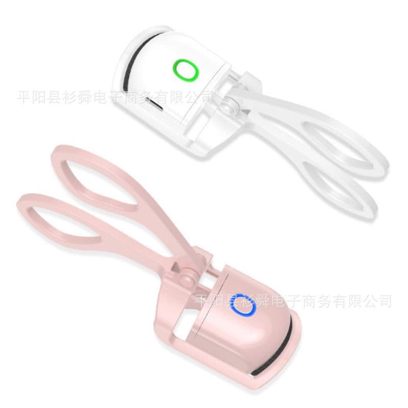image-Electric Eyelash Curler Rechargeable Heated - Pink