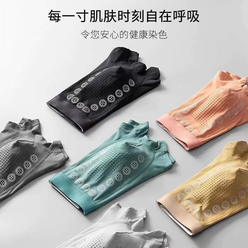 image-Independent Pack Men's Comfortable Breathable Fabric Mid Waist Boxer Wholesale Foreign Trade Shorts