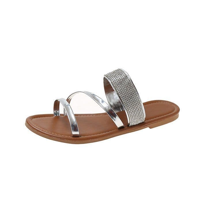 image-Chocolate Women's Slippers - Gold Casual Size 43