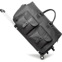 image-Trolley Convertible Folding Travel Bag - Brown 55L