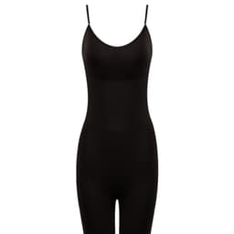 image-Women's Bodysuit Shapewear - Black Nylon S