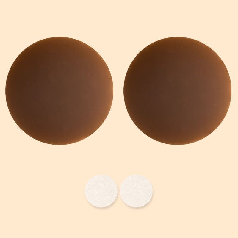 image-Silicone Nipple Stickers - Skin Breathable 8cm Round