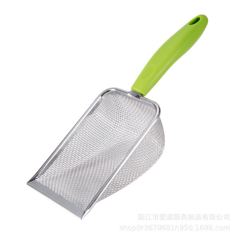 image-Stainless Steel Cat Shovel - Upgraded Handle, Pet Cleaning Tool, Beach Shovel, 6 Colors