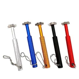 image-Supply aluminum alloy golf head ditch cleaner golf club ditch cleaning tool metal ball head cleaner