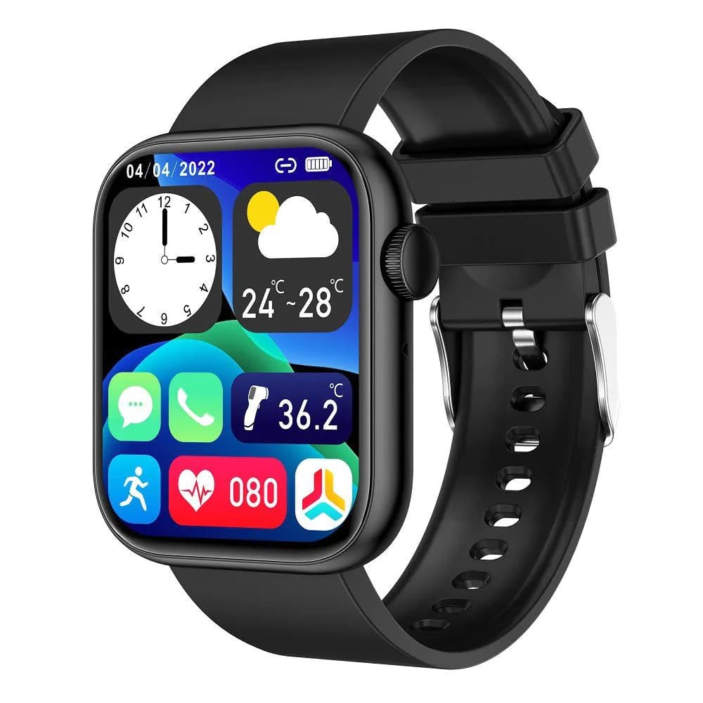 image-Smartwatch 1.85" Heart Rate AI Voice Call - Blue 260mAh