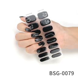 image-Gel Nail Stickers - Star Pattern Princess Series