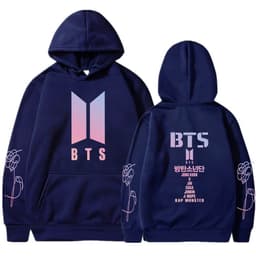 image-Trendy Men's & Women's Hooded Velvet Sweatshirt - Purple XXL Hip Hop