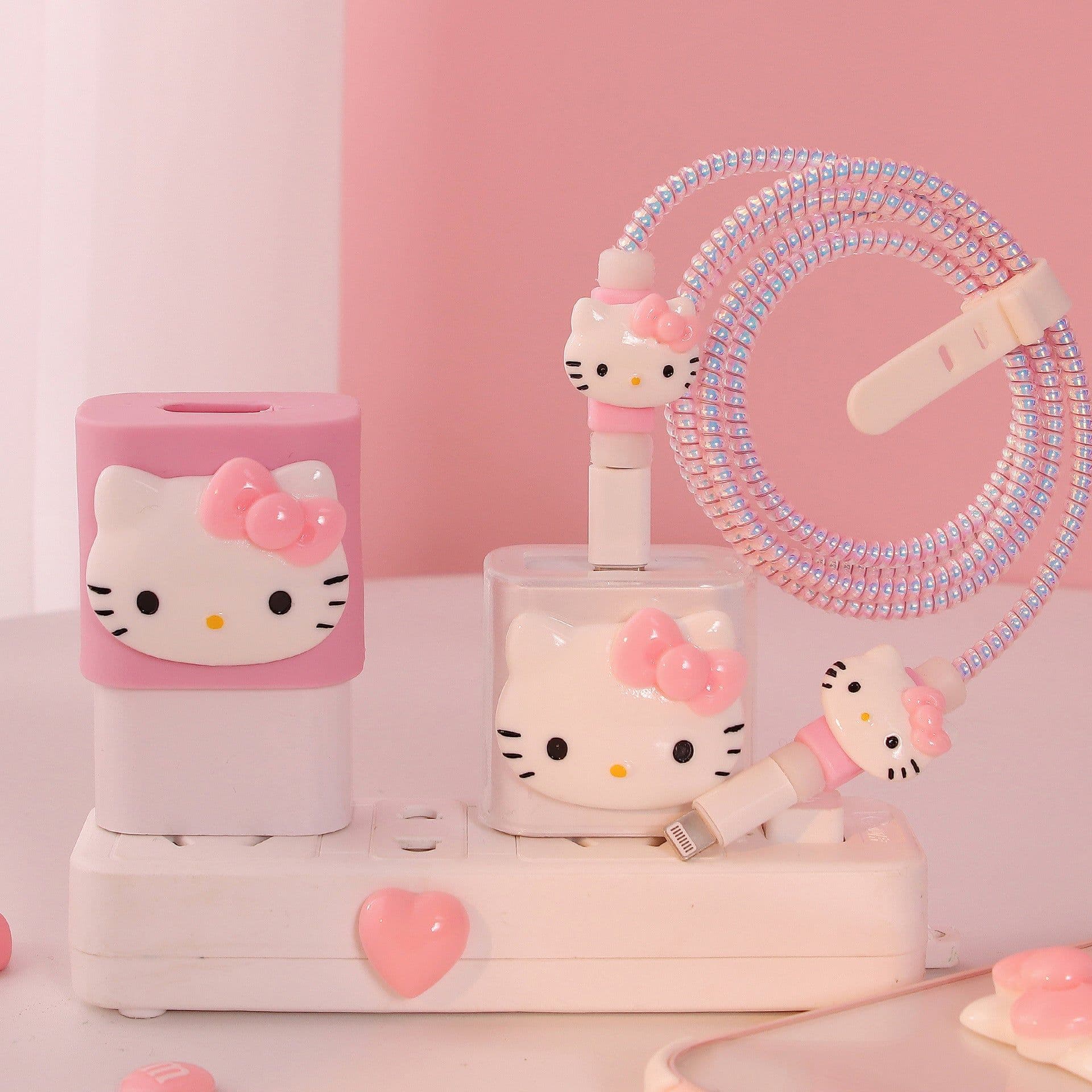 image-Girl's heart is suitable for Apple data cable protective cover ~ 20w mobile phone 11 charger head iphone13 shell ipad12