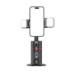 image-PTZ Stabilizer 360° AI Tracking Gimbal - Douyin Live Black