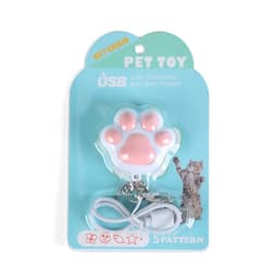 image-Kitten Next Door Laser Cat Toy - Blue Infrared Pattern, USB Pet Toy, Plastic