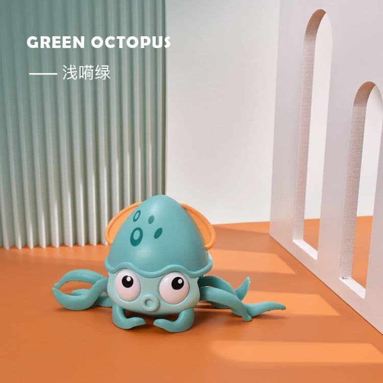 image-Electric Induction Crab Toy - Walking Crawling Baby