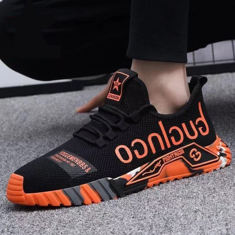 image-Men's Summer Breathable Running Sneakers G8 Green Low Cut