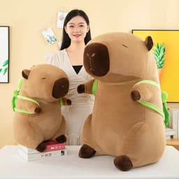 image-Capybara Plush Toy - Soft Cute Doll Gift