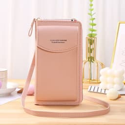 image-Fort Carpenter Mobile Phone Bag - Deep Pink PU