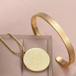 image-Boxiang Jewelry Stainless Steel Arabic Necklace Rose Gold