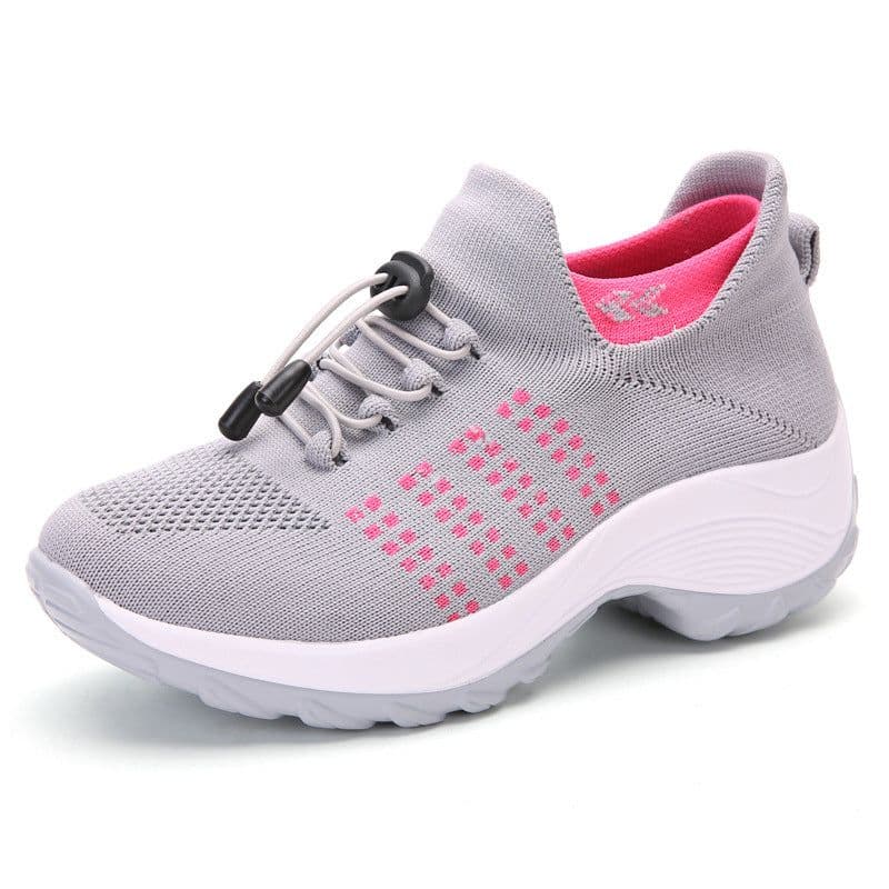 image-Spot cross-border large size women's shoes wedge heightening rocking shoes cold sticky high quality women's shoes dance leisure
