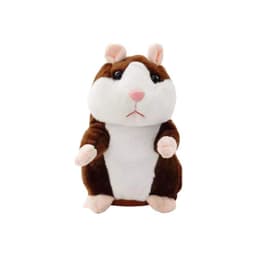 image-Electric Hamster Toy - Silver Talking Recording