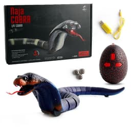image-Remote Control Rattlesnake Toy - Silver