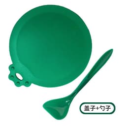 image-Silicone Pet Food Can Lid - Orange