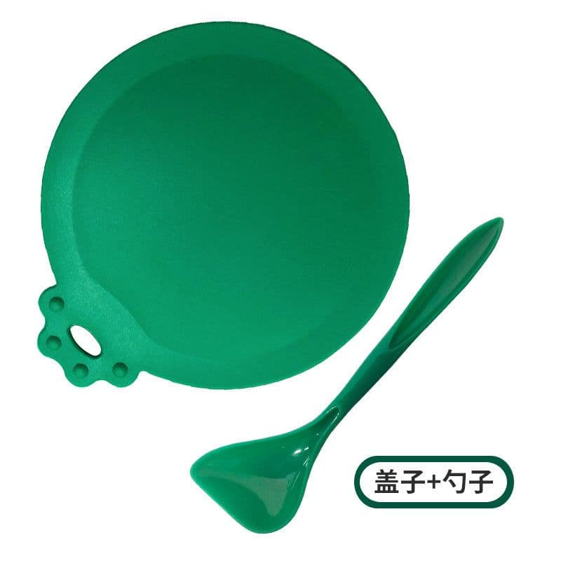 image-Silicone Pet Food Can Lid - Orange