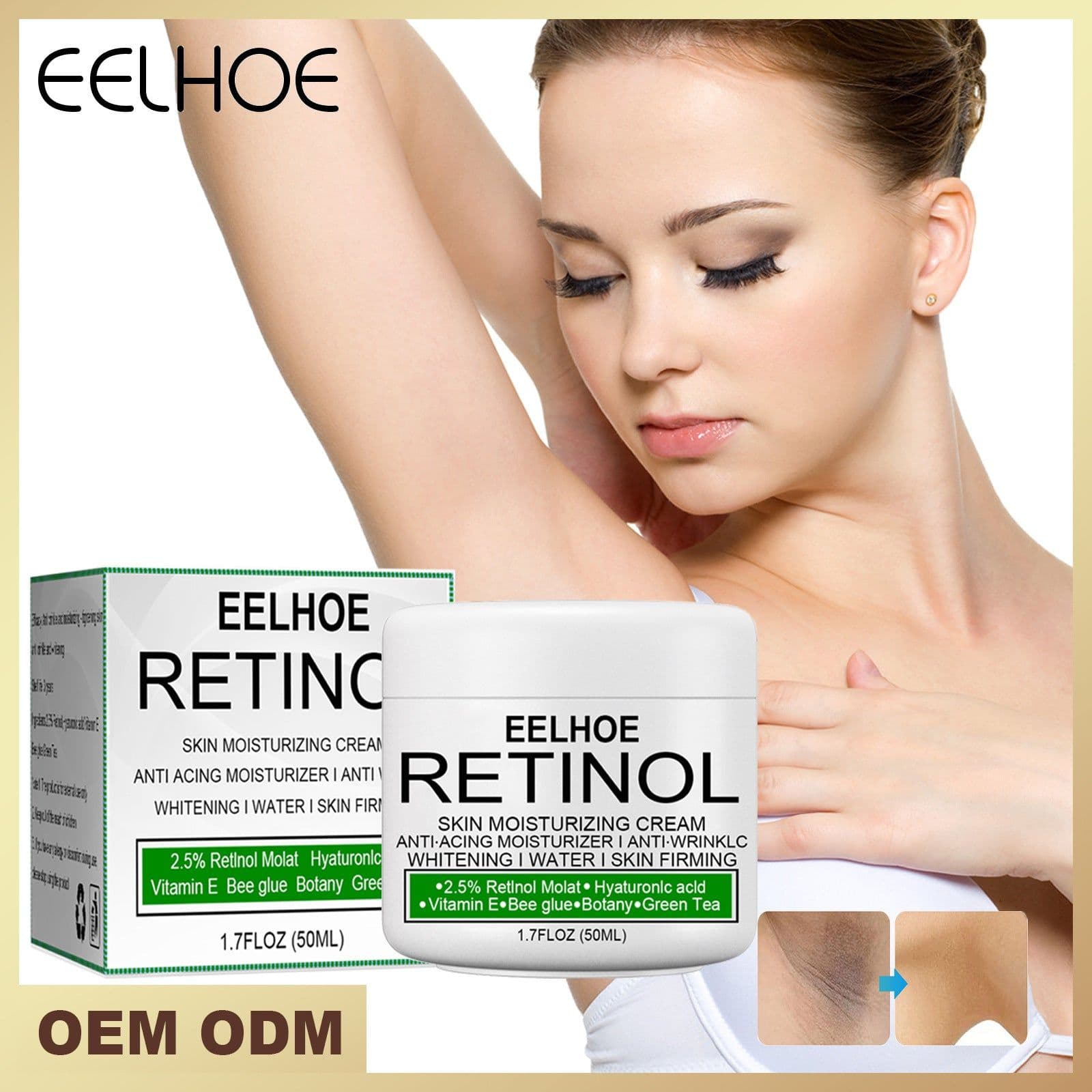 image-Eelhoe 50ml Brightening Skin Lotion, Moisturizes, Whitens Body Cream
