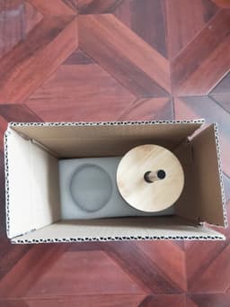 image-Mason Jar 24oz Glossy Glass Bamboo Lid