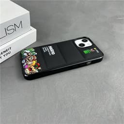 image-Game cotton-filled down jacket suitable for iPhone 13 mobile phone case Apple 14 promax cartoon 11 protective cover 12