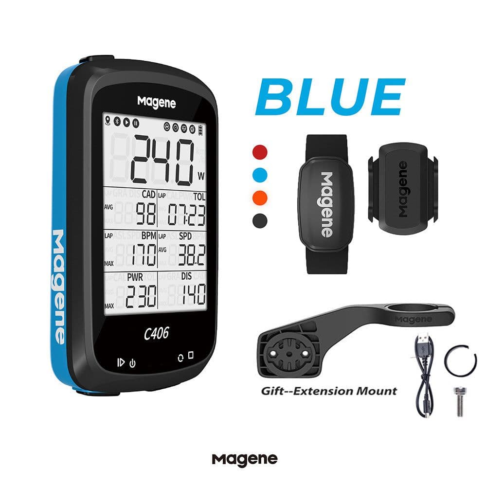 image-Magene C406 Waterproof GPS Mountain Bike - Wireless Smart Code