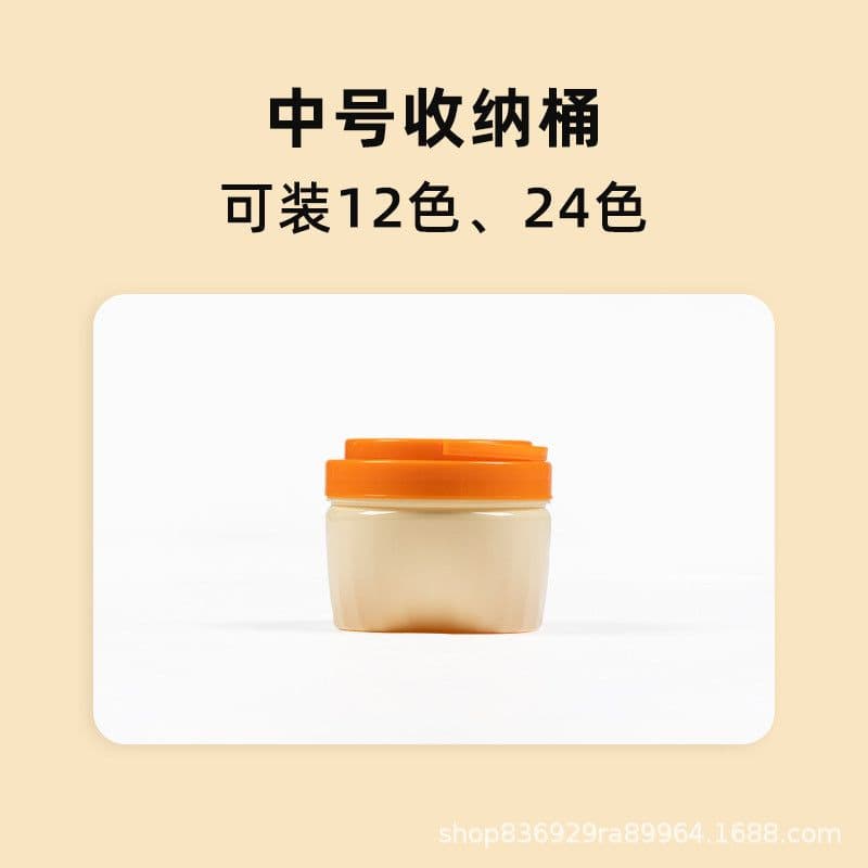 image-British YPLUS children's peanut crayon 12/24 color water-soluble paintbrush does not dirty hands can be washed oil painting stick crayon