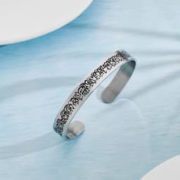 image-Stainless Steel Retro Arabic Bracelet - Unisex Fashion Jewelry 2023