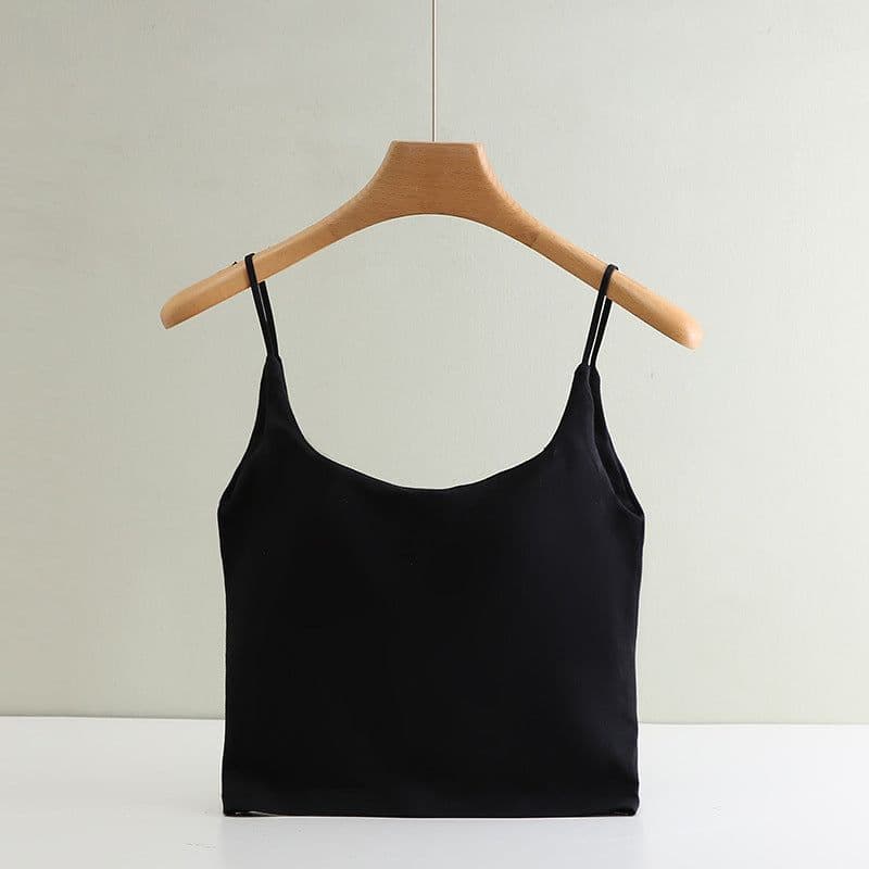 image-Cotton Bra Top - White M Wireless Full Cup