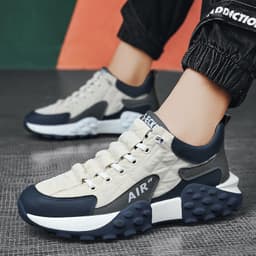 image-Men's Sports Casual Shoes - Black Size 44