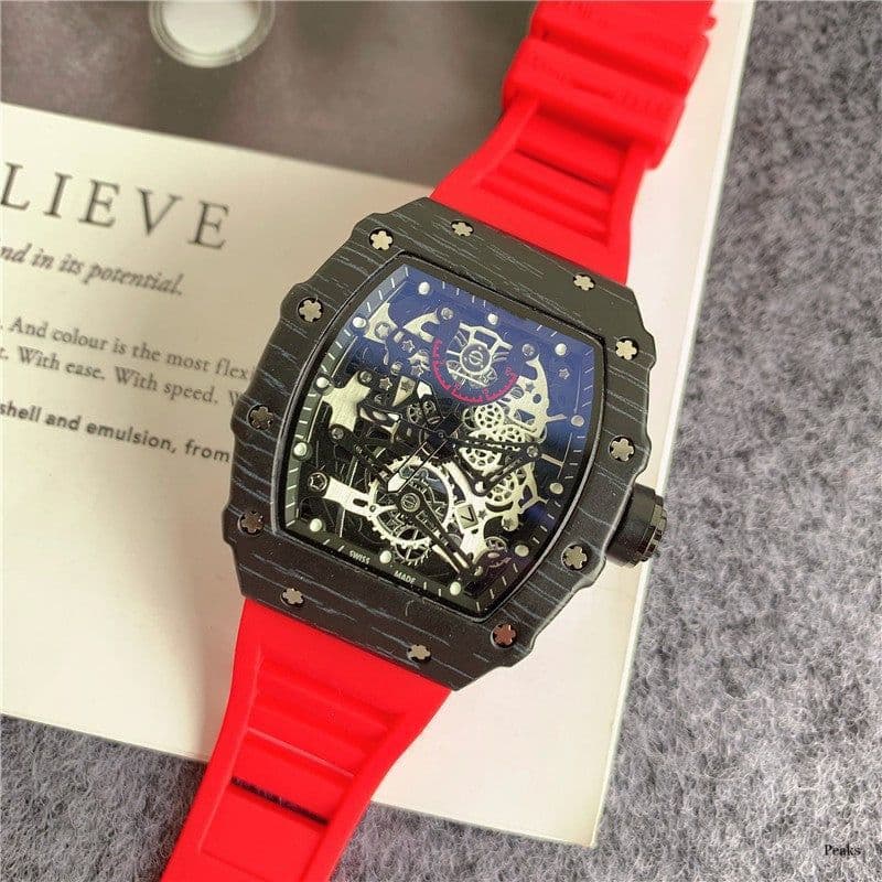 image-Men's Casual Business Watch 43mm Stainless Steel Quart Dial