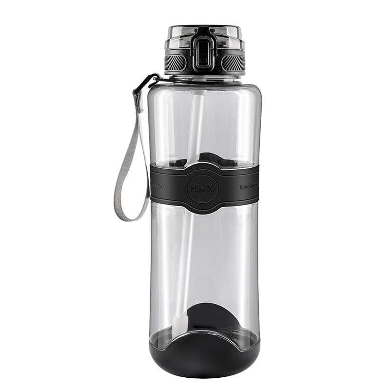 image-Water Bottle with Pop-Up Lid - Portable Sports Fitness Cup