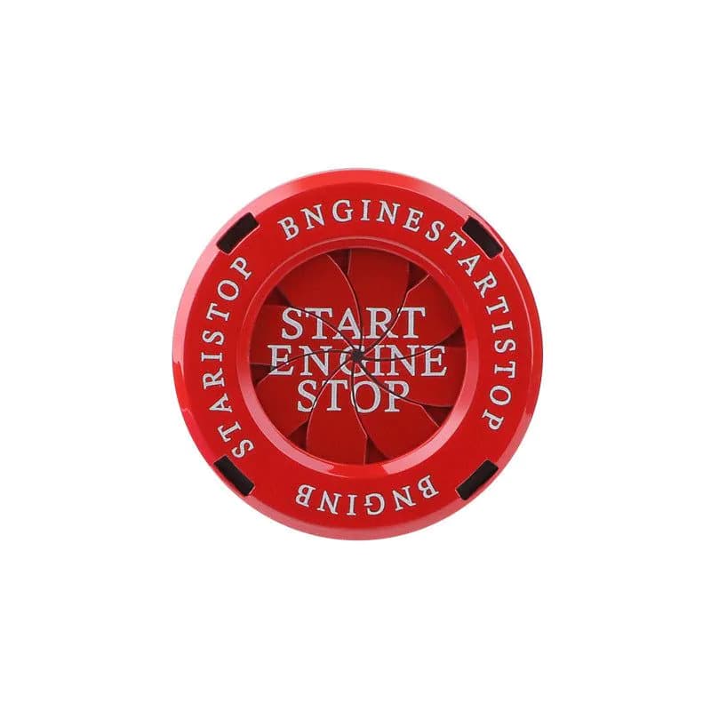 image-Universal Zinc Alloy Motorcycle Start Button Protection Cover - Ignition Switch Ring