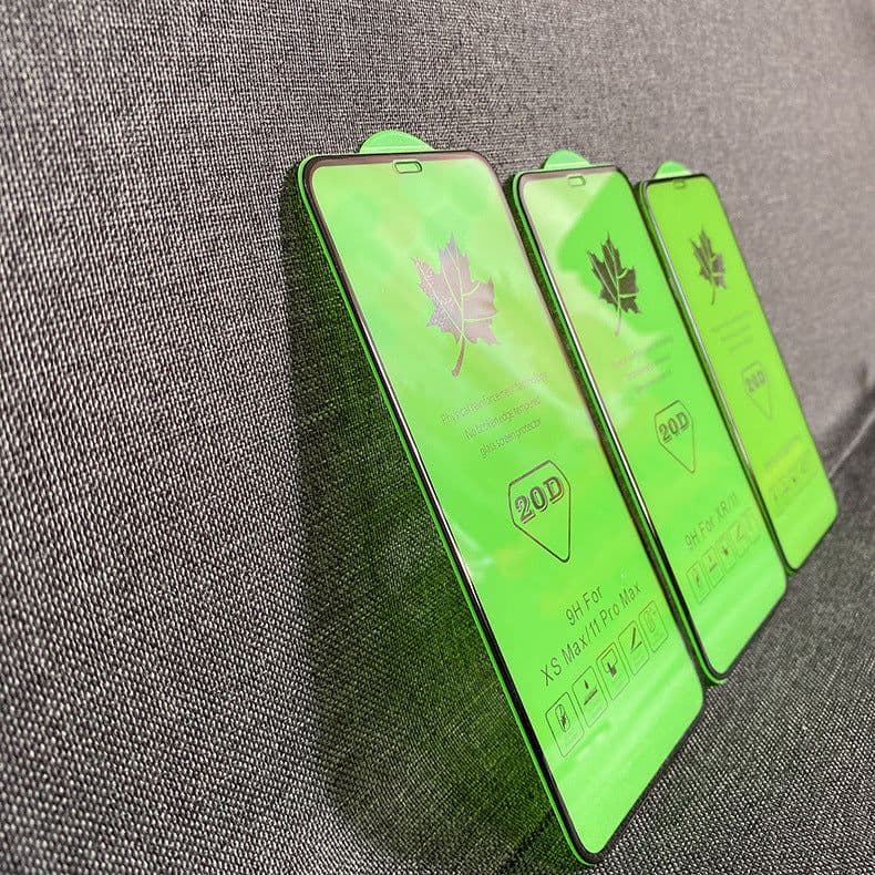 image-Hua Wanjia 20D Green Maple Tempered Film for iPhone 12 Pro Max Full Screen