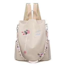 image-Ethnic style 3D embroidered backpack women's