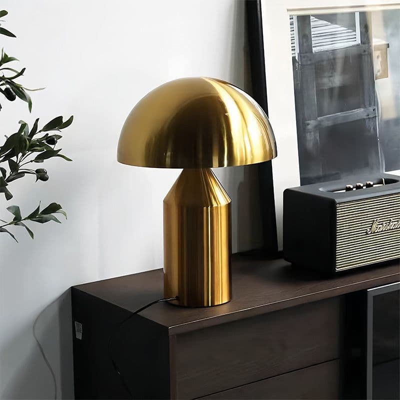 image-Nordic Mushroom Table Lamp - Luxury Living Room Decorative - High-End Design
