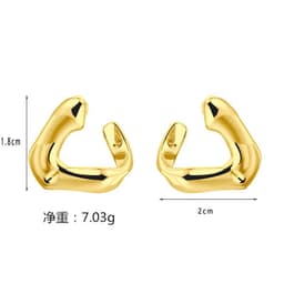image-French Elegant Earrings - Retro Metal Style