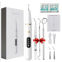image-Cross-border New Household Ultrasonic Dental Cleaner Multifunctional Portable Calculus Removal and Tooth Cleaner Wholesale