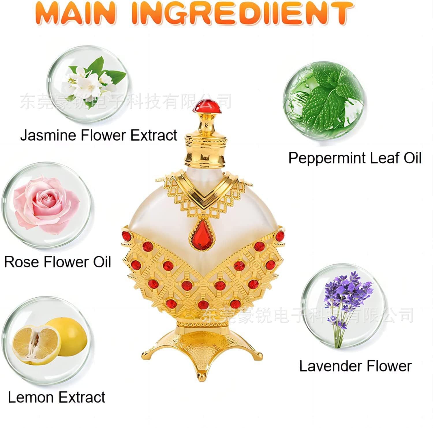 image-Arabian Perfume Oil Essential Oil 12ml Lavender