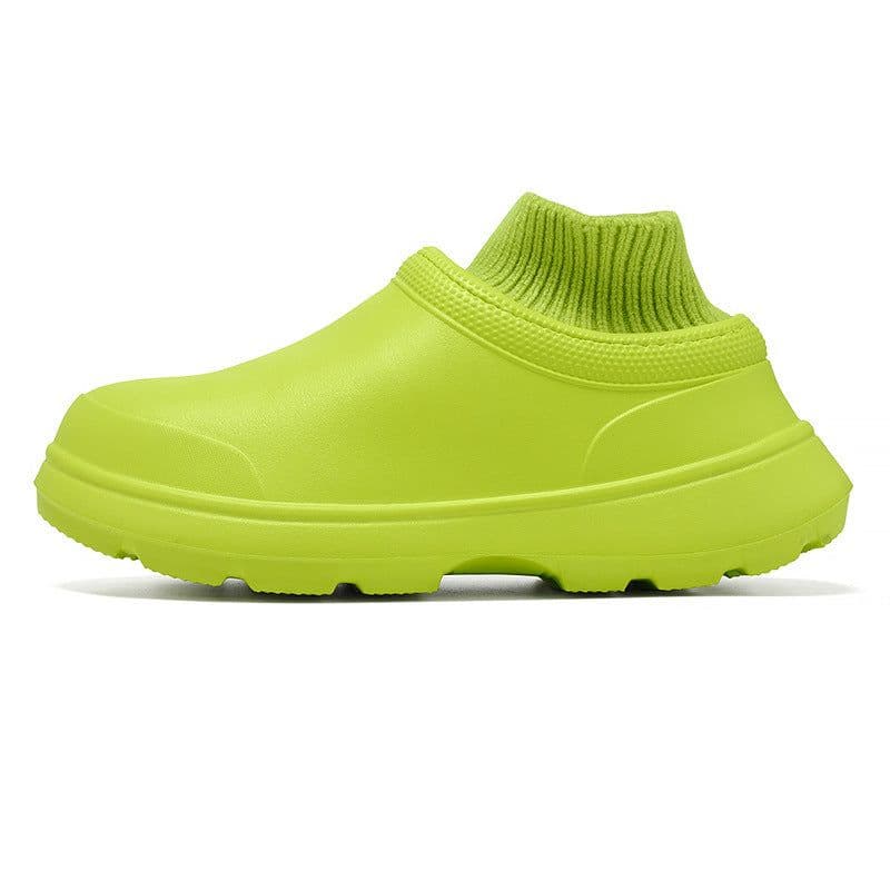 image-Men's Waterproof Kitchen Shoes, Non-Slip Rain Boots, EVA Foam Sole, Size 44-45