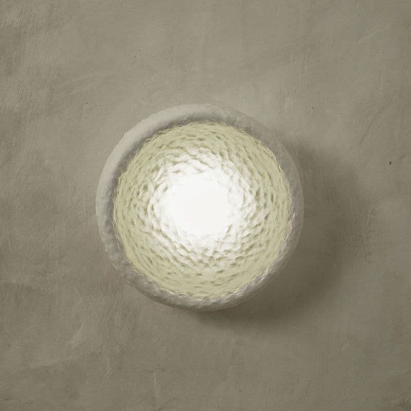 image-Japanese Wabi-Sabi Retro Wall Lamp Zen 32CM LED Resin
