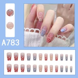 image-New spring and summer best-selling ice-through flowers, love, high-end sense, sweet, cool, gentle and cute, fresh and white, factory direct sales