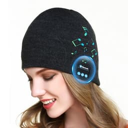 image-Chuangli Bluetooth Knitted Hat - Black Winter
