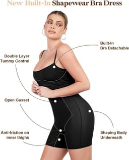 image-Beauty Club Modal Body Shaping Skirt - Black S