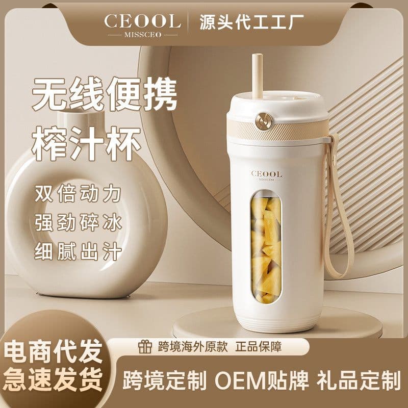 image-Miss President Fruit Electric Juicer - Portable